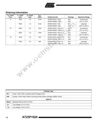 AT25P1024C1-10CI-1.8 Datasheet Page 12