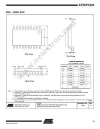 AT25P1024W1-10SI-2.7 Datasheet Page 15