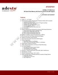 AT25SF641-MHB-T Datasheet Cover