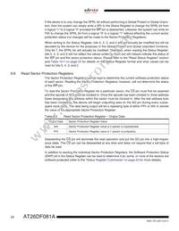 AT26DF081A-SU Datasheet Page 20