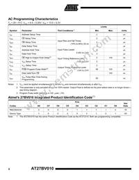 AT27BV010-90TU Datasheet Page 8