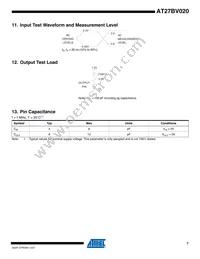 AT27BV020-90JU Datasheet Page 7