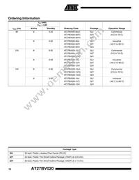 AT27BV020-90VI Datasheet Page 10