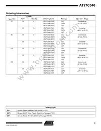 AT27C040-70TU Datasheet Page 9