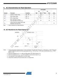 AT27C256R-70TU Datasheet Page 5