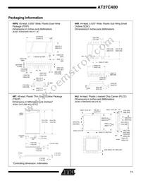 AT27C400-90PC Datasheet Page 11
