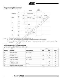 AT27C4096-90VI Datasheet Page 6