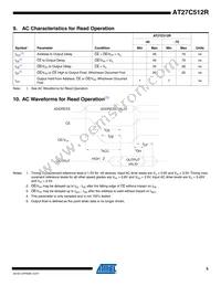 AT27C512R-70TU Datasheet Page 5