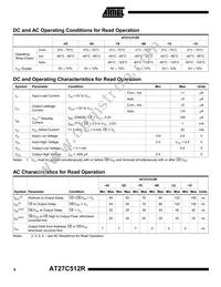 AT27C512R-90RA Datasheet Page 4
