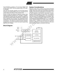 AT27C520-90SC Datasheet Page 2