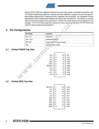 AT27LV520-70XU Datasheet Page 2