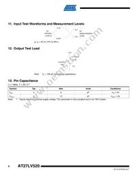 AT27LV520-70XU Datasheet Page 6