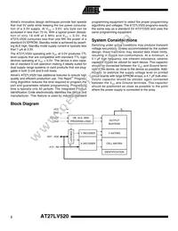 AT27LV520-90XC Datasheet Page 2