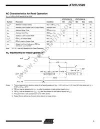 AT27LV520-90XC Datasheet Page 5