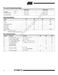 AT28BV16-30TI Datasheet Page 4