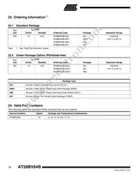 AT28BV64B-20TI Datasheet Page 12