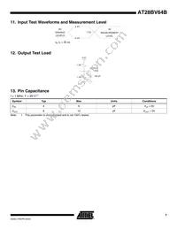 AT28BV64B-25SU Datasheet Page 7