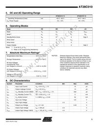 AT28C010E-15PU Datasheet Page 5