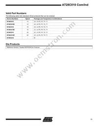 AT28C010E-20TI Datasheet Page 11