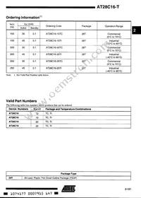AT28C16-20TI Datasheet Page 7