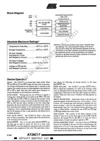 AT28C17E-20SI Datasheet Page 2