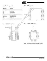 AT28C64E-12JU Datasheet Page 2