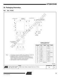 AT28HC64B-70PC Datasheet Page 15
