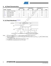 AT28HC64B-90PU Datasheet Page 6