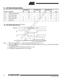 AT28HC64BF-90TU Datasheet Page 6