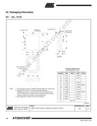 AT28HC64BF-90TU Datasheet Page 14