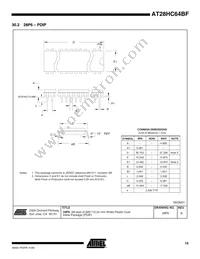 AT28HC64BF-90TU Datasheet Page 15