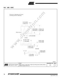 AT28HC64BF-90TU Datasheet Page 16