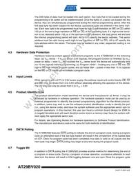 AT29BV020-12JU Datasheet Page 4