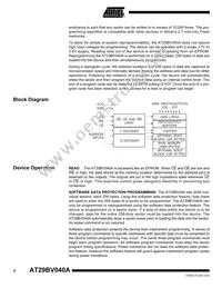 AT29BV040A-20TI Datasheet Page 2