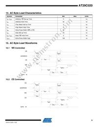 AT29C020-90TU-T Datasheet Page 9