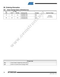 AT29C020-90TU-T Datasheet Page 14