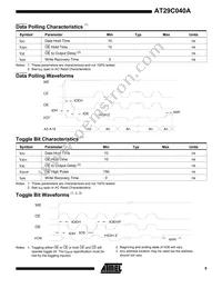 AT29C040A-10TI Datasheet Page 9