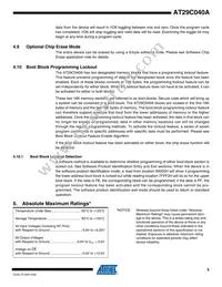 AT29C040A-90TU-T Datasheet Page 5