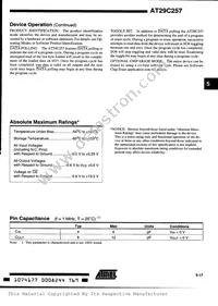 AT29C257-20JI Datasheet Page 3