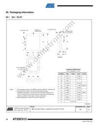 AT29C512-90TU-T Datasheet Page 16