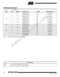 AT29LV020-12TI-T Datasheet Page 12