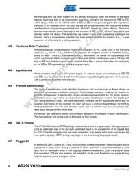 AT29LV020-20TU Datasheet Page 4