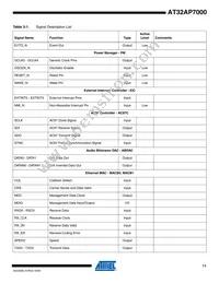 AT32AP7000-CTUR Datasheet Page 11
