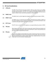 AT32AP7001-ALUT Datasheet Page 15