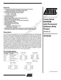 AT34C02-10TU-1.8 Datasheet Cover