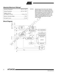 AT34C02-10TU-1.8 Datasheet Page 2