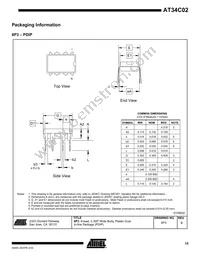 AT34C02-10TU-1.8 Datasheet Page 15