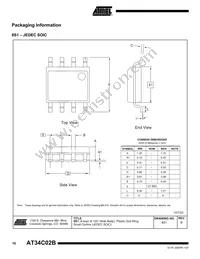 AT34C02BY6-10YH-1.7 Datasheet Page 16