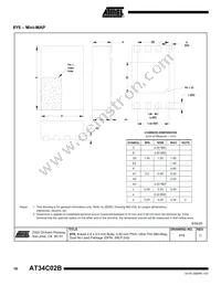 AT34C02BY6-10YH-1.7 Datasheet Page 18