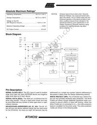 AT34C02N-10SI Datasheet Page 2